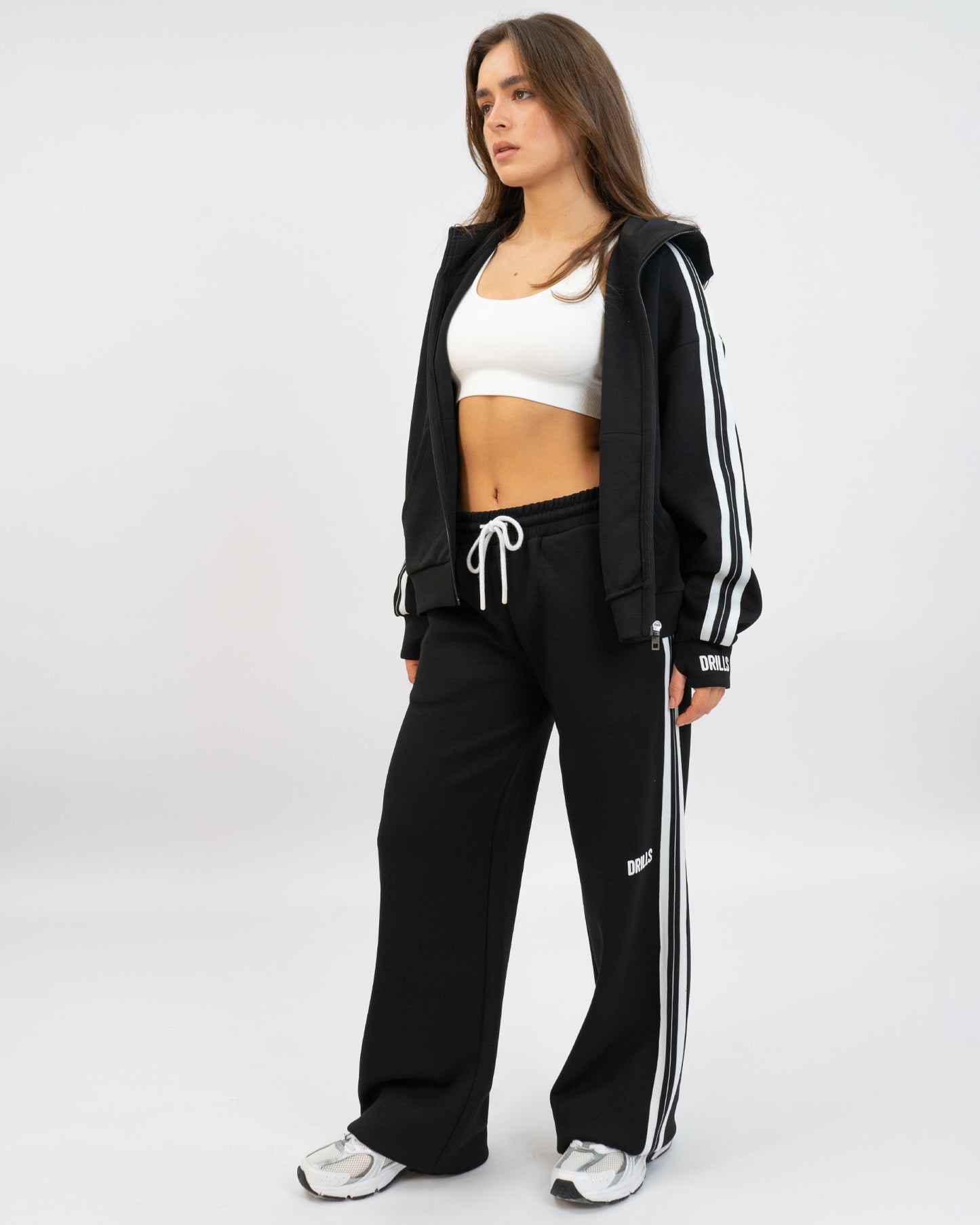 RECREATION SCUBA ZIP HOODIE BLACK