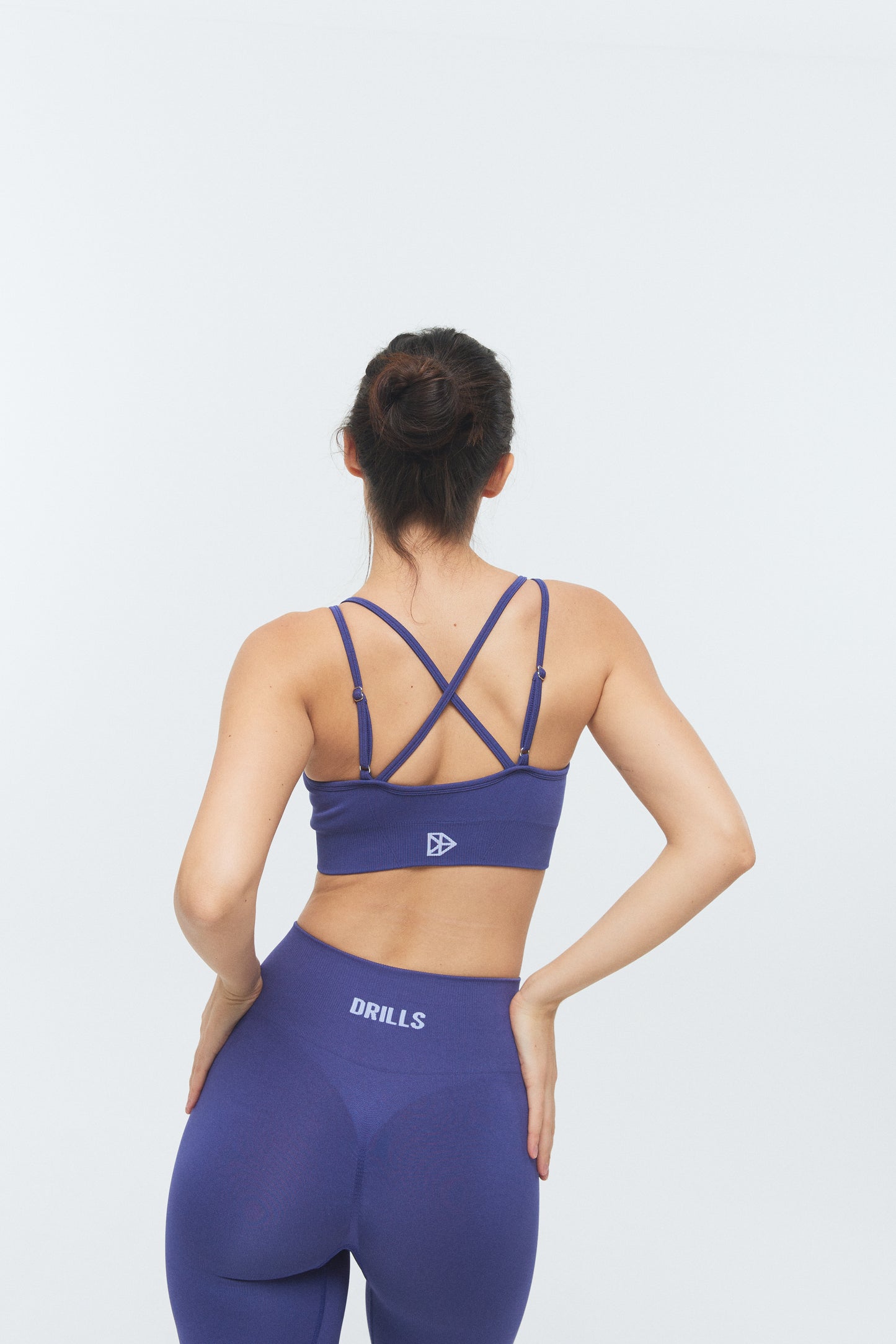 VIVID SET SKIPPER BLUE SCRUNCH LEGGINGS + BRA