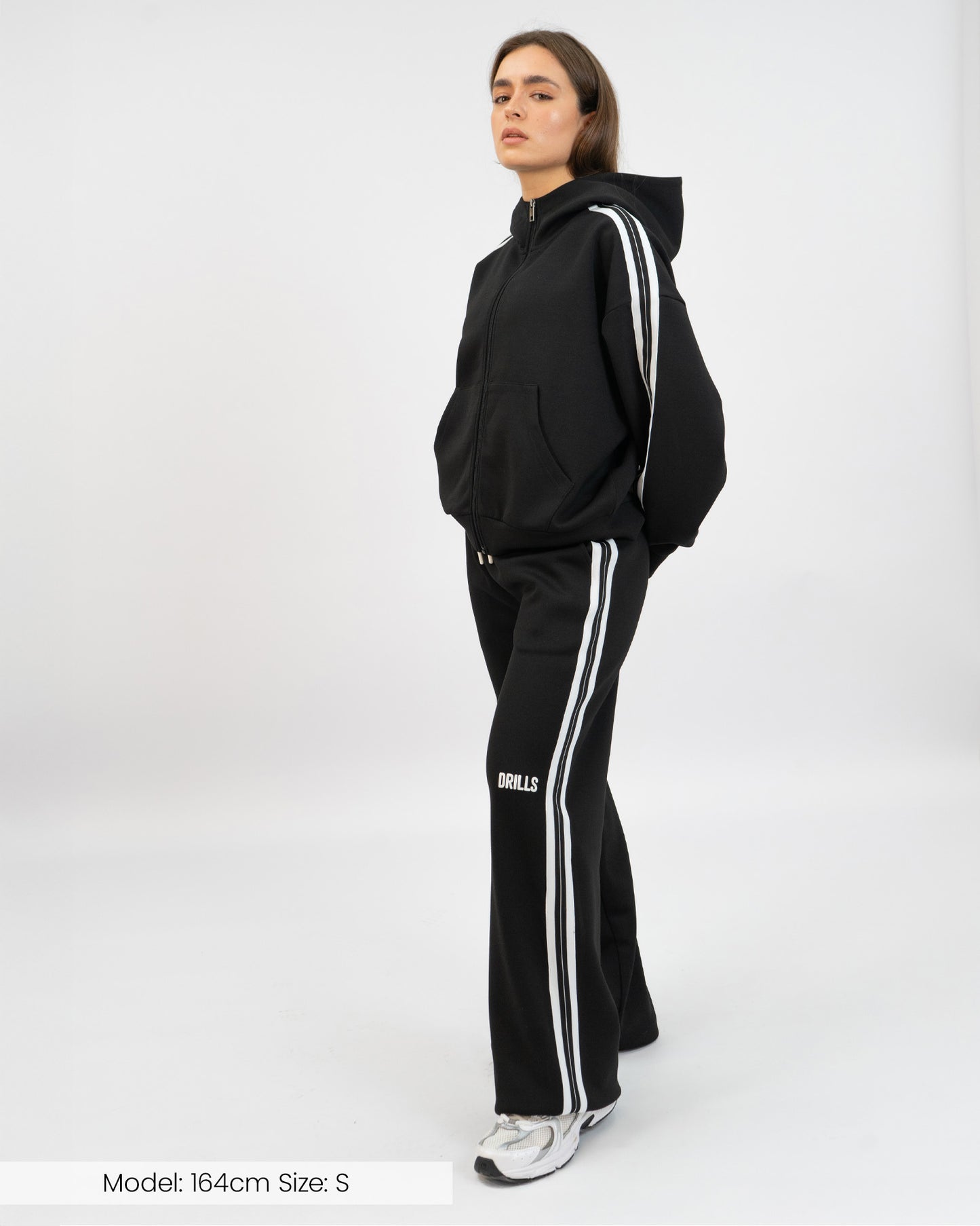 RECREATION SCUBA ZIP HOODIE BLACK